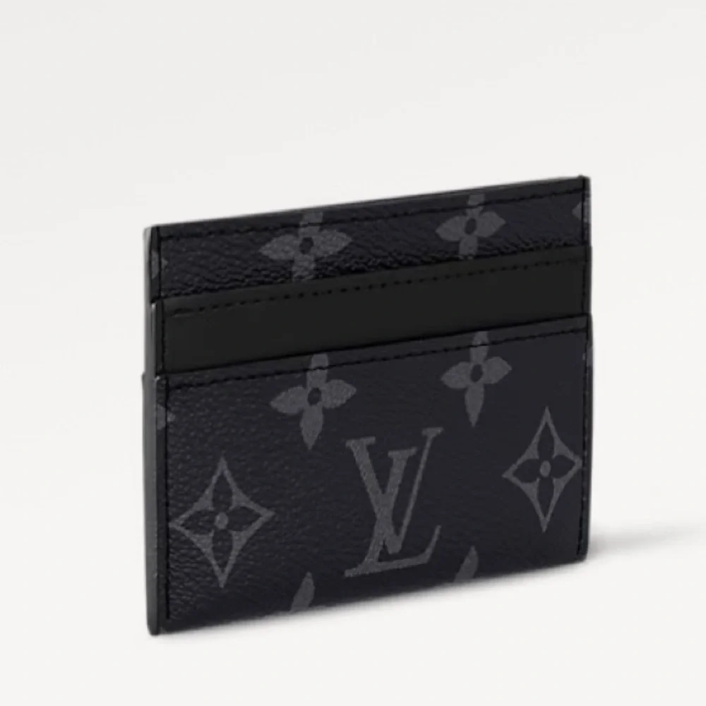 Louis Vuitton Double card holder black monogram
